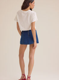 Varsity USA Cropped Tee Detail 3 - ALTAR'D STATE KIDS