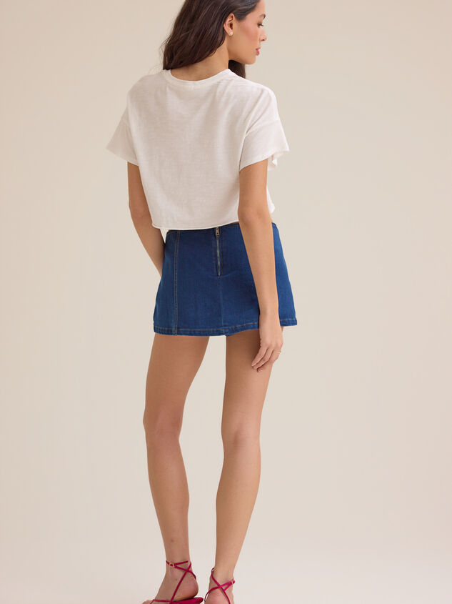 Varsity USA Cropped Tee Detail 3 - ALTAR'D STATE KIDS