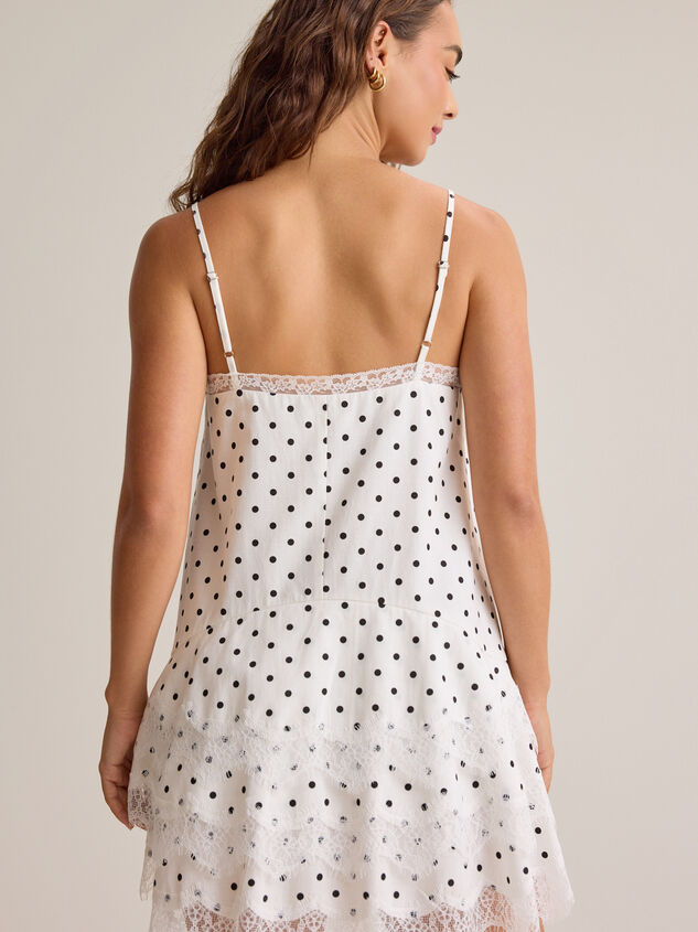 Delilah Tiered Lace Mini Dress Detail 6 - AS Kids