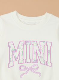 Lilly Bow Mini Sweatshirt Detail 3 - ALTAR'D STATE KIDS