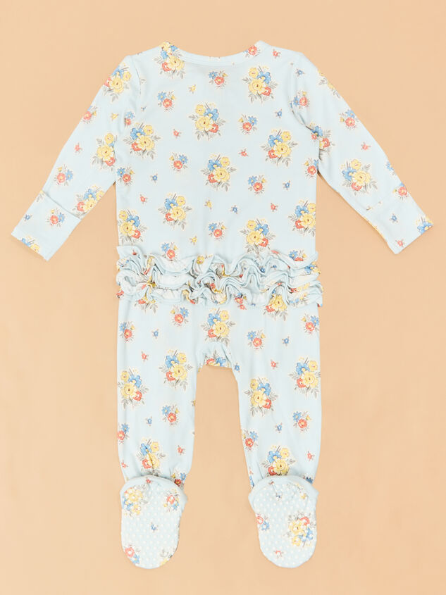 Rheagan Floral Ruffle Footie Detail 4 - ALTAR'D STATE KIDS