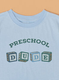 Preschool Dude Graphic Tee Detail 2 - AS Kids