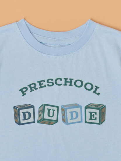 Preschool Dude Graphic Tee - AS Kids