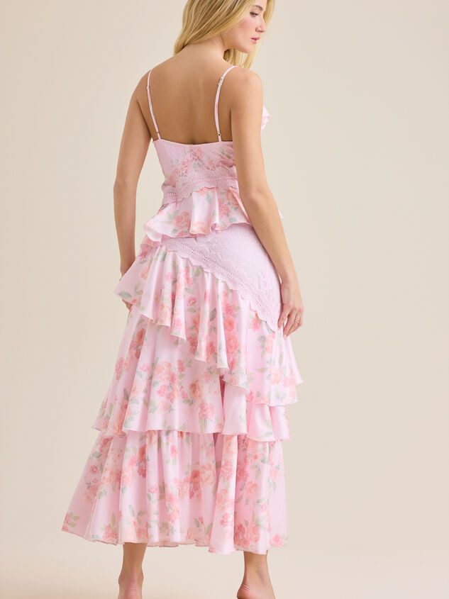 Shannon Floral Maxi Dress Detail 6 - AS Kids
