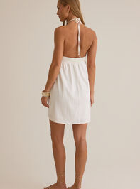 Koa Linen Mini Dress Detail 5 - AS Kids