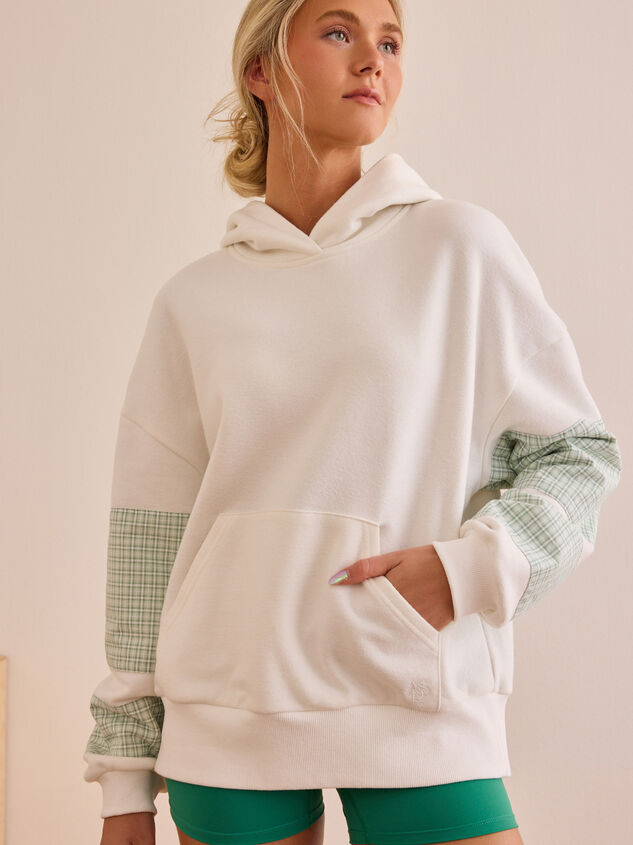 Crunchtime Plaid Patch Hoodie - AS Kids