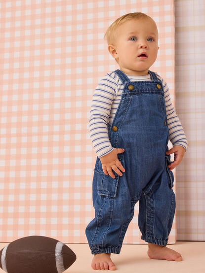 Scout Denim Cargo Overalls - AS Kids
