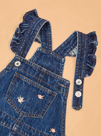 Phoebe Embroidered Overall Baby Dress Detail 3 - AS Kids
