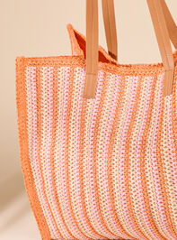 Sunkissed Stripe Tote Detail 3 - ALTAR'D STATE KIDS