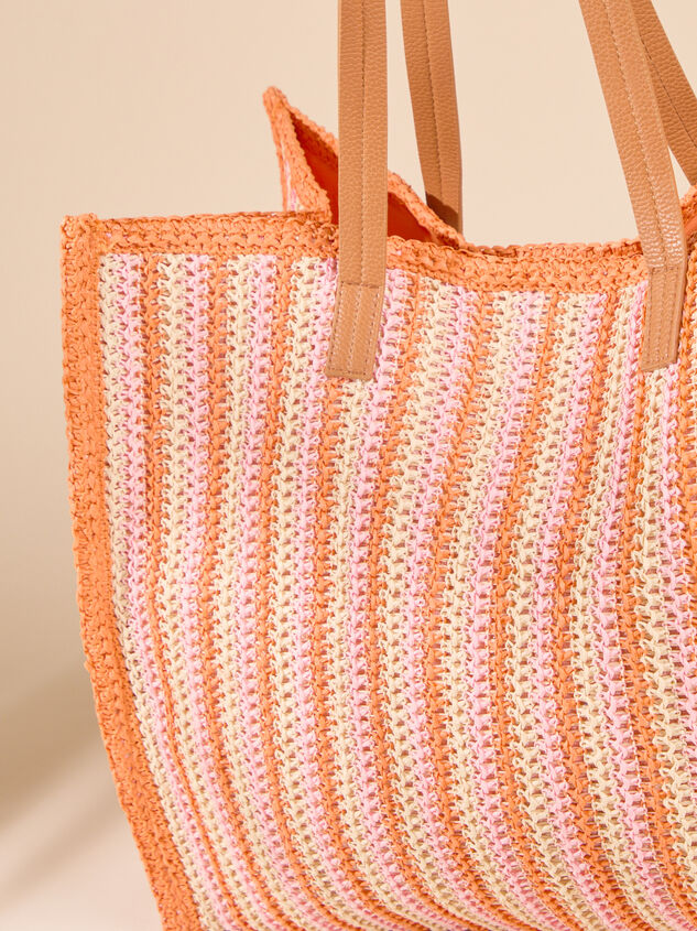 Sunkissed Stripe Tote Detail 3 - ALTAR'D STATE KIDS