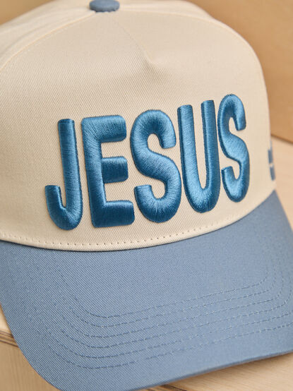 Jesus Striped Trucker Hat - AS Kids