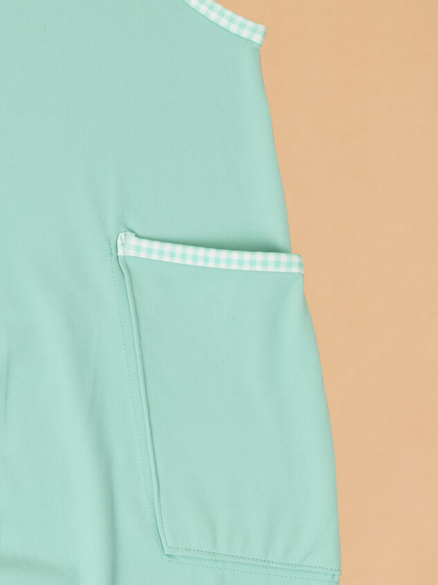Hang Tough Gingham Trim Jumpsuit Detail 3 - AS Kids