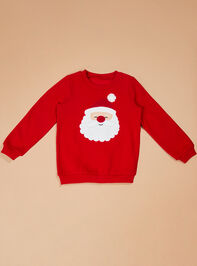 Santa Applique Sweatshirt by Mudpie - ALTAR'D STATE KIDS