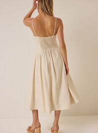 Sirena Beaded Linen Dress Detail 4 - AS Kids