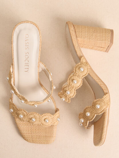 Helena Pearl Scallop Heel - AS Kids