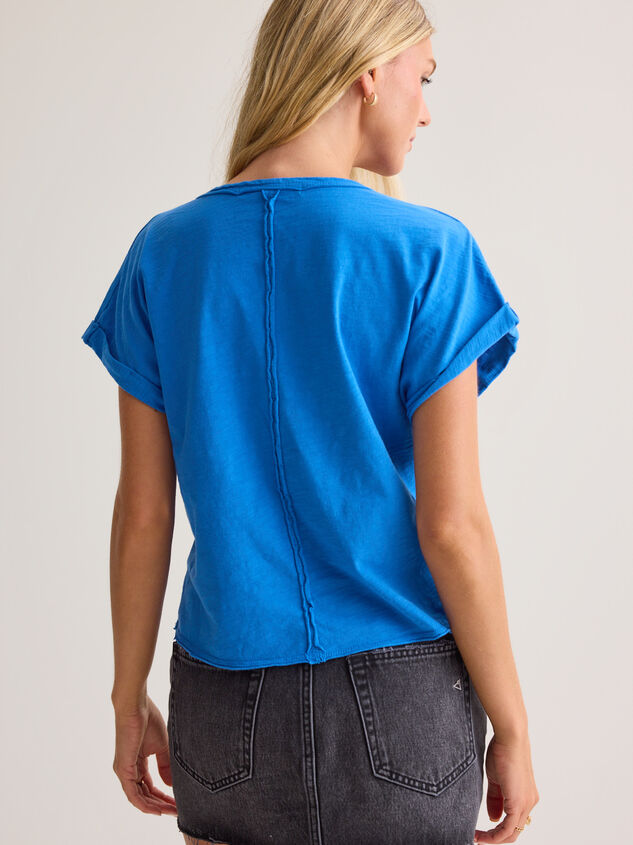 Demi Slub Roll Sleeve Tee Detail 4 - AS Kids