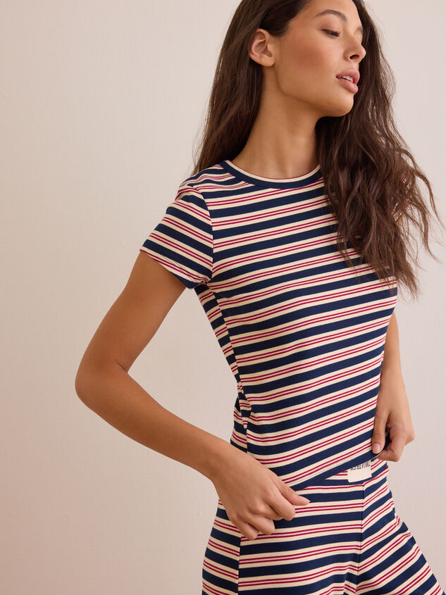 Classic Coast Stripe Top Detail 4 - AS Kids