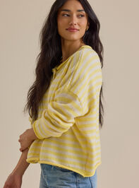 Sophia Stripe Cardigan Detail 3 - ALTAR'D STATE KIDS