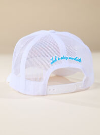 Welcome To Paradise Trucker Hat Detail 2 - ALTAR'D STATE KIDS
