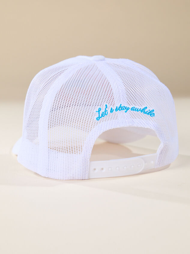 Welcome To Paradise Trucker Hat Detail 2 - ALTAR'D STATE KIDS