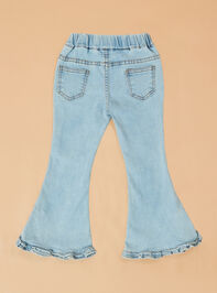 Jilly Ruffle Flare Jeans Detail 4 - ALTAR'D STATE KIDS