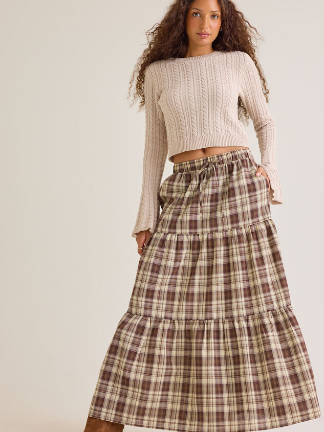 Dorthea Plaid Maxi Skirt - AS Kids