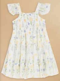 Gillian Floral Toddler Dress Detail 5 - ALTAR'D STATE KIDS