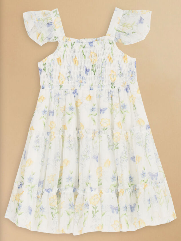 Gillian Floral Toddler Dress Detail 5 - ALTAR'D STATE KIDS