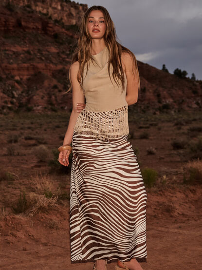 Jasmine Zebra Skirt - AS Kids