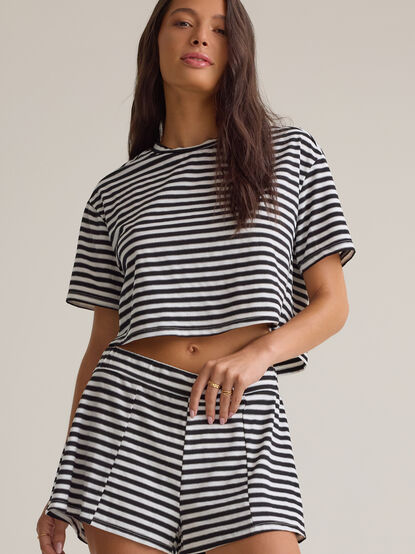 Nyra Stripe Relaxed Short - AS Kids