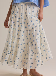 Jackie Embroidered Midi Skirt Detail 3 - AS Kids