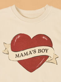 Mama's Boy Graphic Sweatshirt Detail 3 - AS Kids
