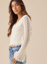 Boston Bell Sleeve Lace Top Detail 4 - ALTAR'D STATE KIDS