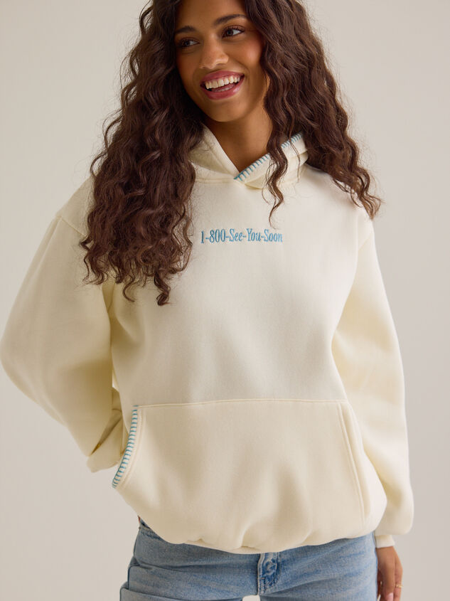 See You Soon Hoodie Detail 4 - AS Kids