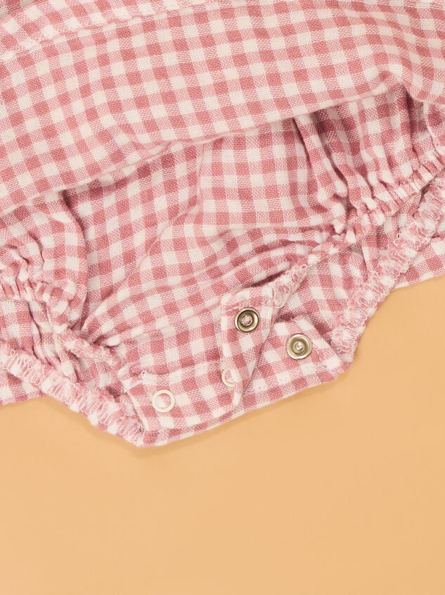 Daphne Duck Gingham Bubble With Bows Detail 4 - AS Kids
