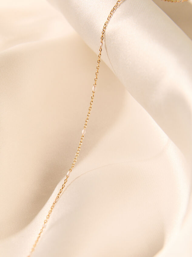 Kenzie Ivory Dot Necklace Detail 3 - AS Kids