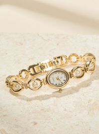 Pearl Oval Face Watch Detail 2 - ALTAR'D STATE KIDS