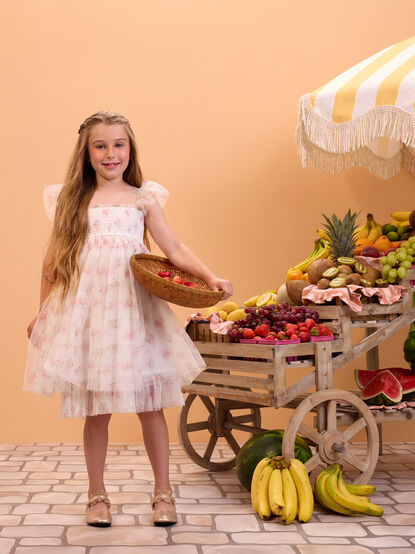 Floral Lucy Tulle Dress - AS Kids