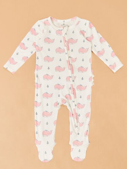 Brooke Bubbly Whale Footie - ALTAR'D STATE KIDS
