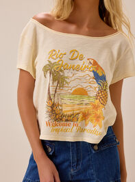 Rio De Janeiro Off Shoulder Tee - AS Kids