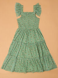 Suzanne Mesh Floral Midi Dress - AS Kids
