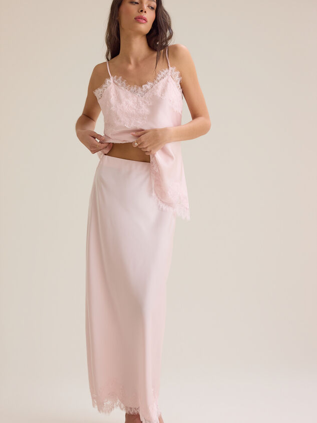 Lilou Lace Satin Midi Skirt - ALTAR'D STATE KIDS