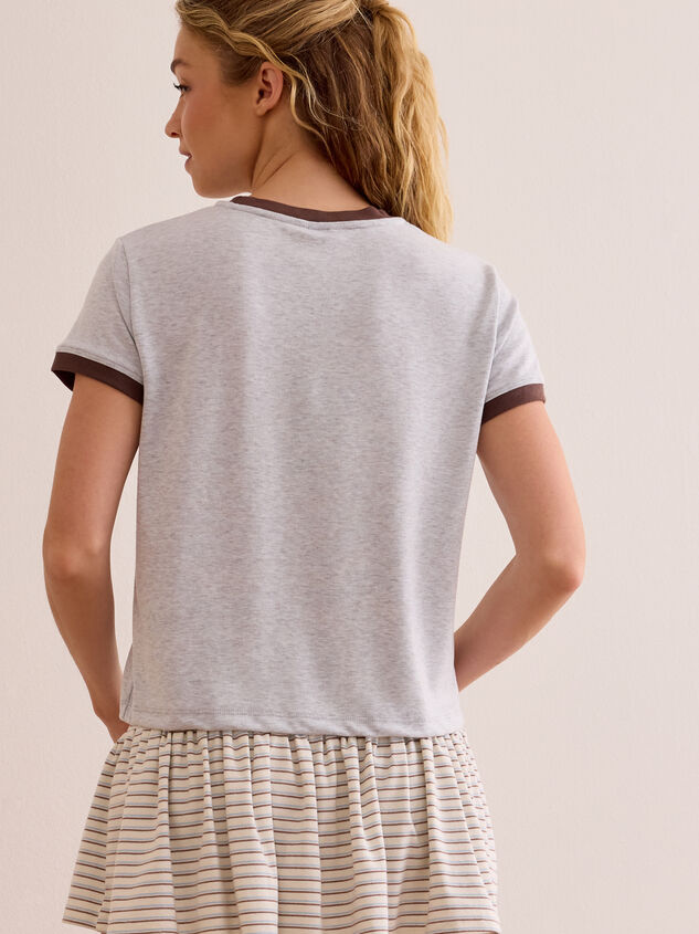 Boxer Cuffed Tee Detail 5 - AS Kids