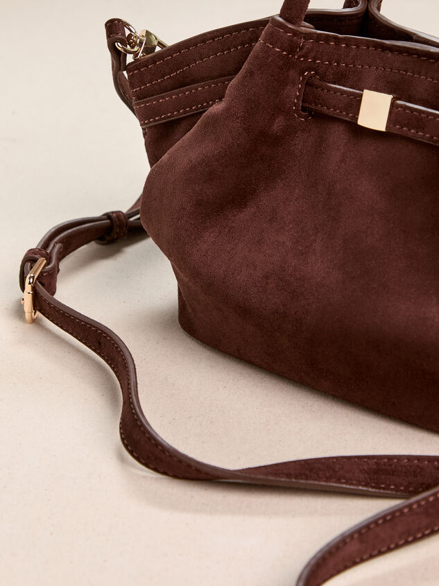 Sienna Belted Suede Mini Crossbody Detail 4 - AS Kids