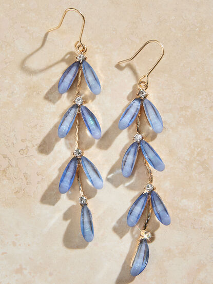 Resin Leaf Dangle Earrings - ALTAR'D STATE KIDS
