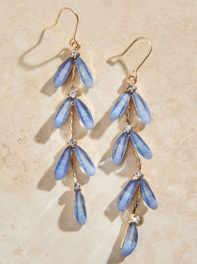 Resin Leaf Dangle Earrings Detail 2 - ALTAR'D STATE KIDS