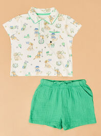 Country Club Dog Polo Shorts Set - ALTAR'D STATE KIDS