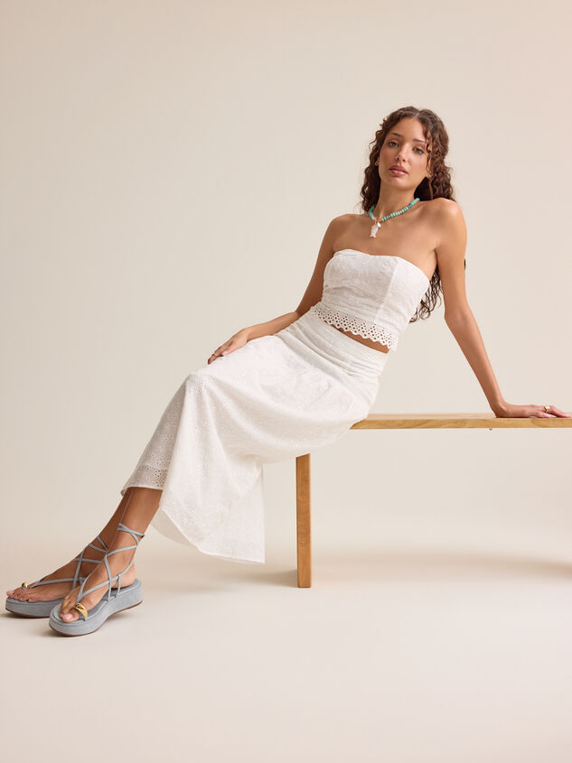 Hayes Eyelet Midi Skirt Detail 6 - AS Kids