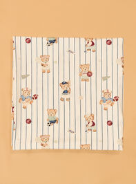 Benny Bears and Sports Swaddle Detail 2 - AS Kids