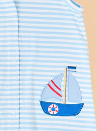 Sail Away Stripe Romper Detail 3 - ALTAR'D STATE KIDS